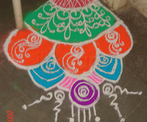Rangoli: Rangoli for corners