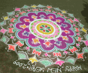 Rangoli: New Year 2009