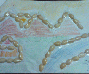 Rangoli: Nature scene