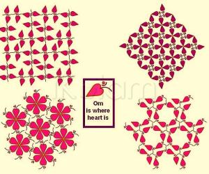 Rangoli: Om is where heart is 