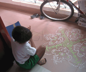 Rangoli: Sashank's Kolam