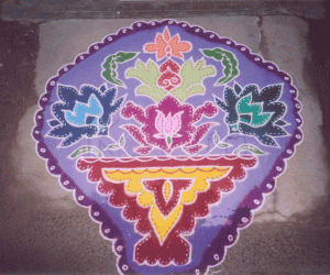 Rangoli: Margazhi dew drops Kolam contest - 2008-2009