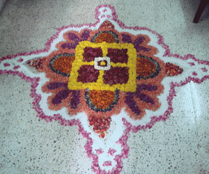 Rangoli: Rangoli-flowers 2