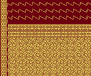 Rangoli: Silk saree design
