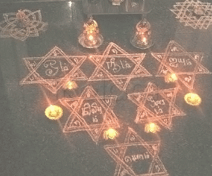 Rangoli: Shashti