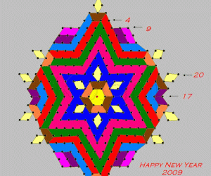 Rangoli: Happy New 2009!