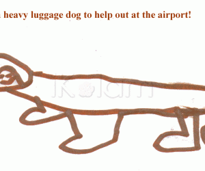 The luggage dog