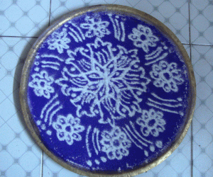 Rangoli: Rangoli on water