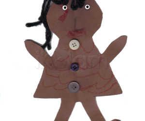 Rangoli: Gingerbread girl