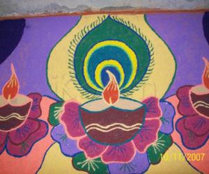 Rangoli: YOGI RANGOLI