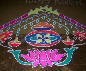 Rangoli: Pongal kolam