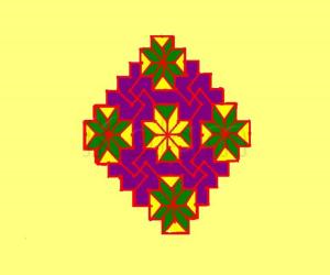 Dotted kolam