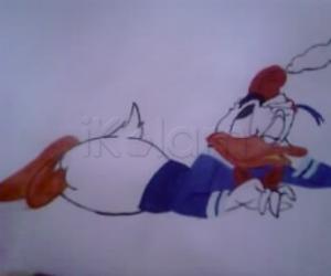 Rangoli: donald duck