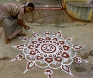 Rangoli: Vinayaga Chathurithy 