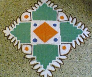 Rangoli: happy republic day