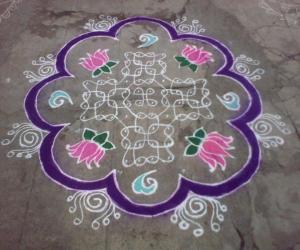 Rangoli: simple design