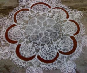 Rangoli: Friday kolam