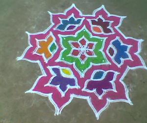 Margazhi Dew Drops Rangoli Contest - 2010