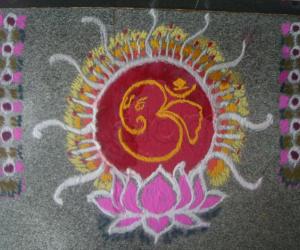 Rangoli: Happy Ganesh Chaturthi