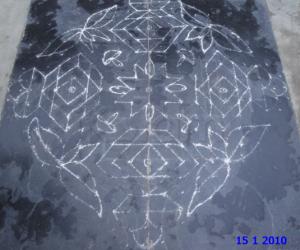 Rangoli: 15th kann pongal