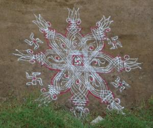 Rangoli: navarathri kolams
