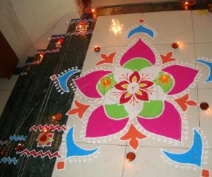 lights and petals