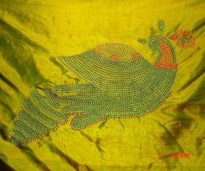 FABRIC SAREE DESIGN!!