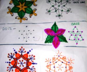 Rangoli: small kolams