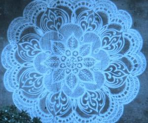Rangoli:  Thread Art Doily 