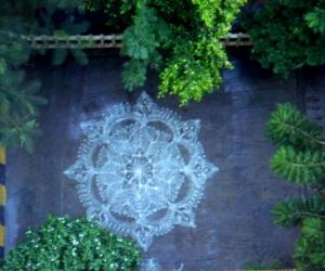 Rangoli: Rainy day kolam
