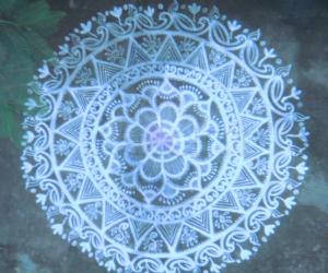 Rangoli: Designed doily