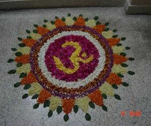 FLORAL RANGOLI