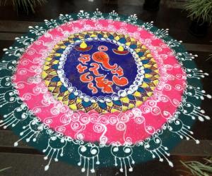 Diwali Rangoli -- 2009