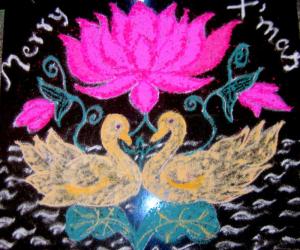 Rangoli: Belated wishes