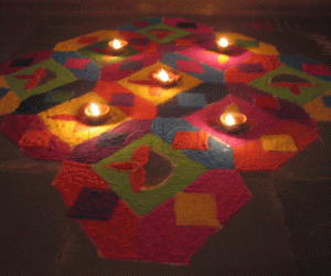 Diwali kolam