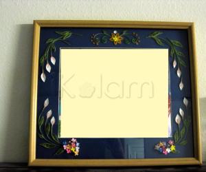 Rangoli: Quilled fotoframe