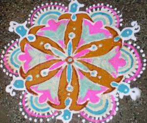 Diwali kolam
