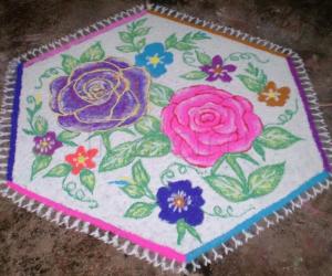 Rangoli: Navratri celebrations