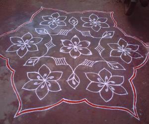 Rangoli: margazhi kolam-5