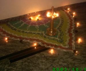 Rangoli: karthigai kolam