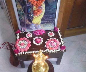 Rangoli: design with flowers