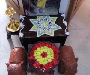 Rangoli: small kolam