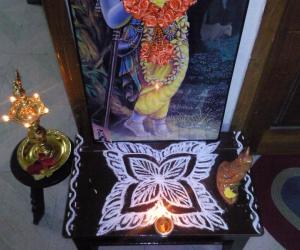 Rangoli: small kolam