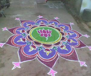 Margazhi Dew Drops Rangoli Contest - 2010