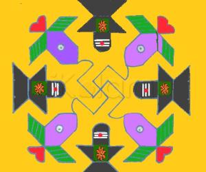 Rangoli: Happy Sivarathri