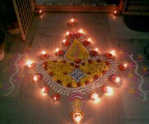 Rangoli: Sarvalaya Deepam