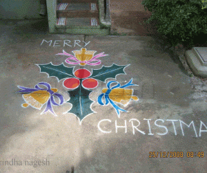 Rangoli: Christmas Rangoli