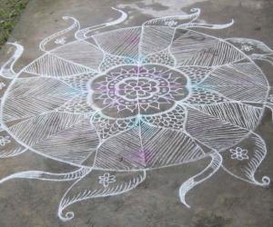 An off-beat kolam