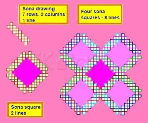 Four sona squares