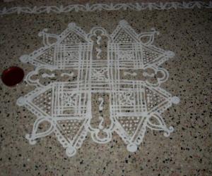 Rangoli: Navarathri Kolam